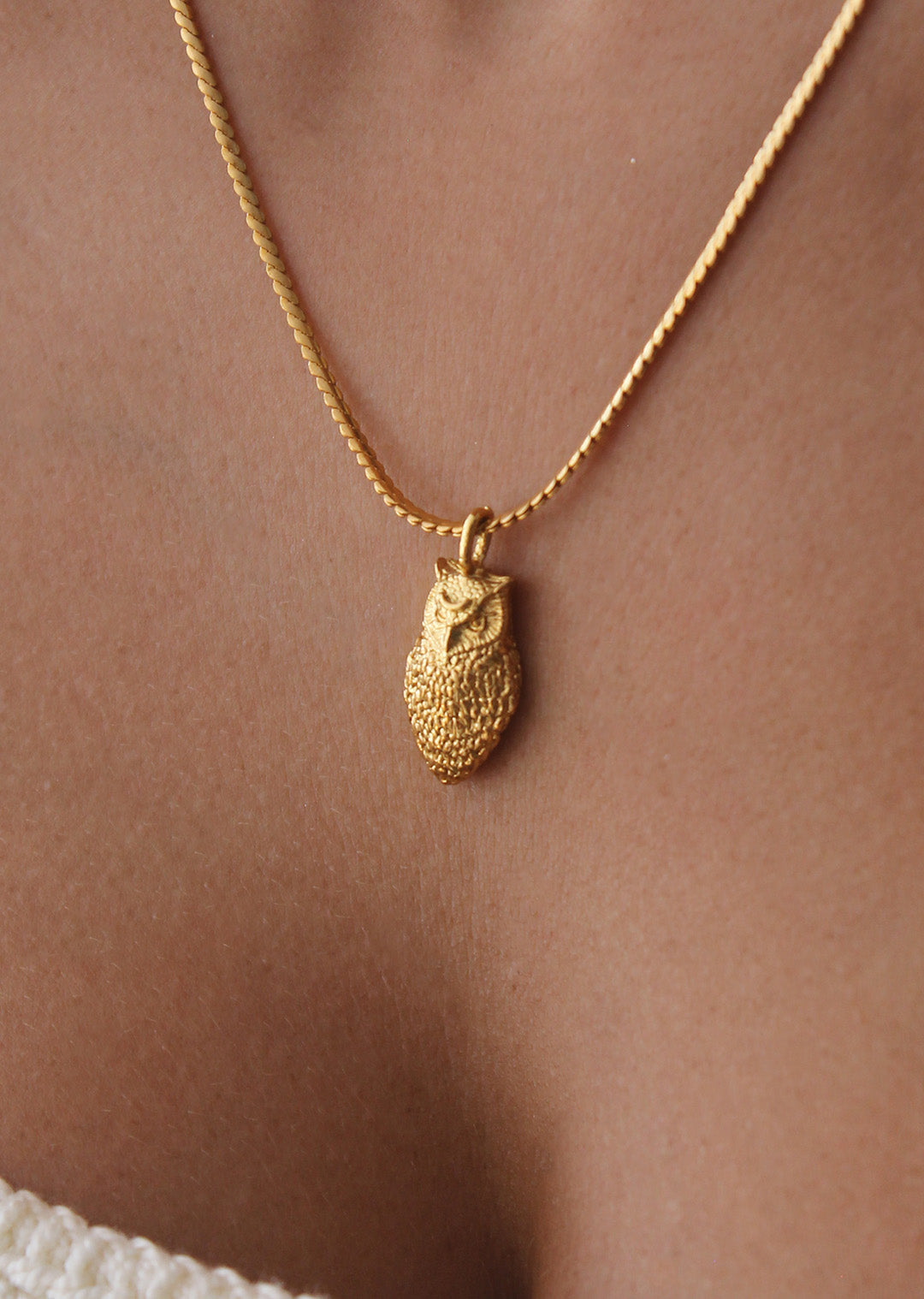 Set x2 Búho Tótem Visión (Juego Collar + Aretes)